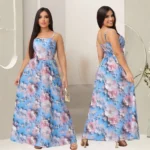 Vestido Longo Floral Feminino