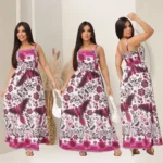 Vestido Longo Floral Feminino