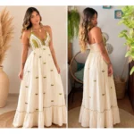 Vestido Longo Floral Feminino